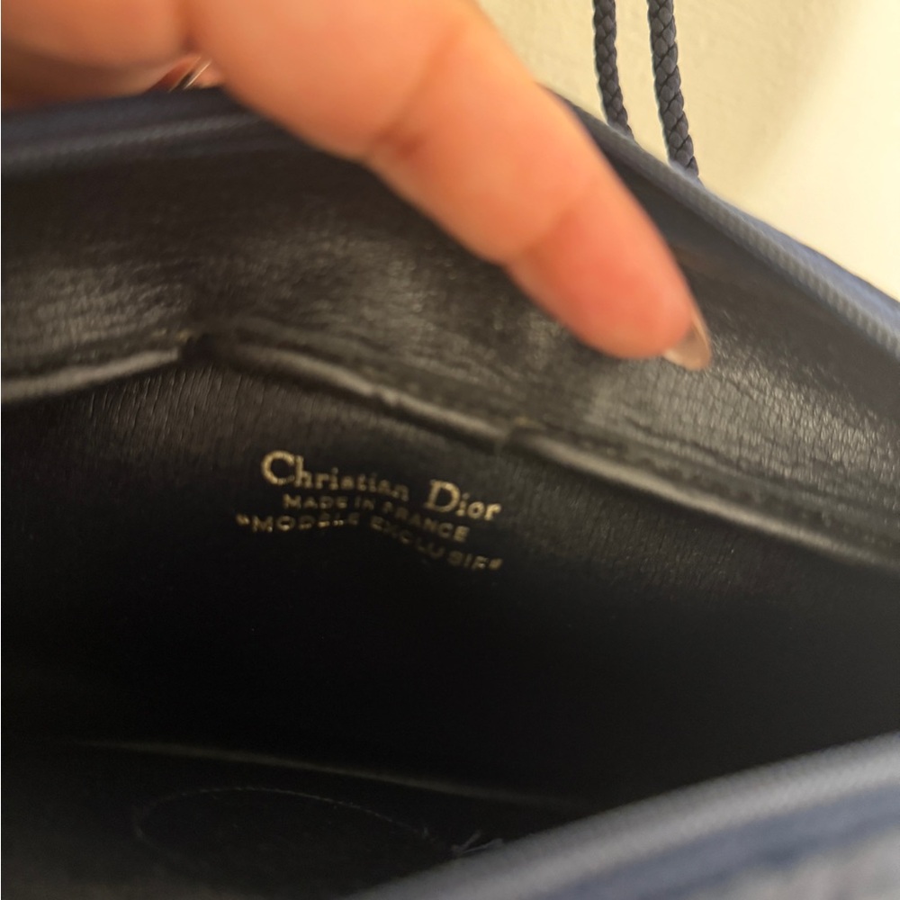 Dior Navy Women's Shoulder Bag - Picture 4 of 4